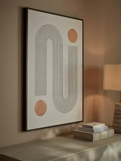 Abstract Fineline Framed Wall Art