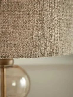 Aged Bubble Glass Table Lamp