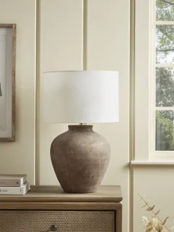 Aged Ceramic Table Lamp