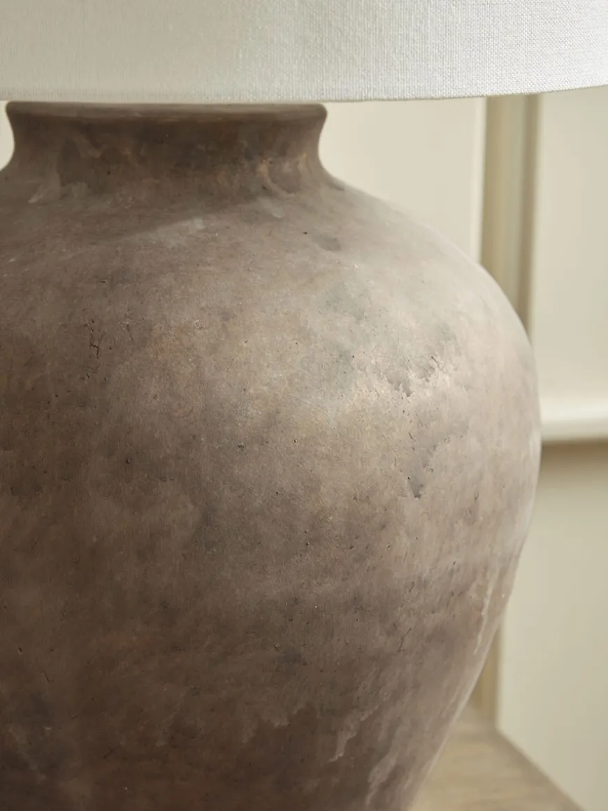 Aged Ceramic Table Lamp