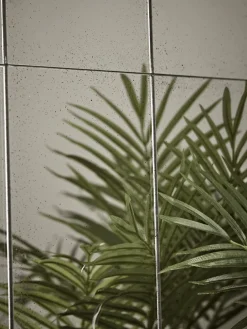 Aged Glass Full Length Panel Mirror
