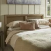 Aged Wicker Headboard
