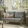 Aged Wicker Sofa