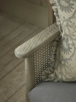 Aged Wicker Sofa