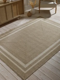 Agna Border Rug - Natural