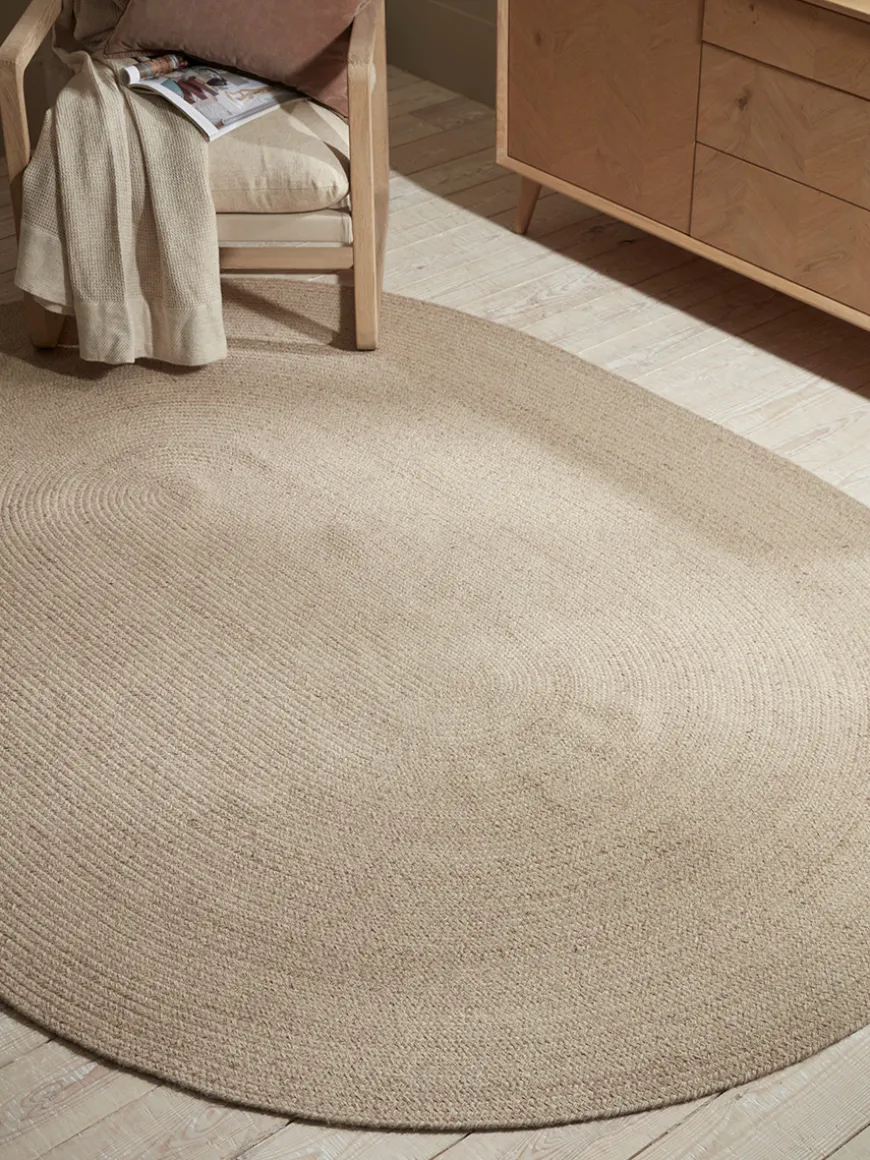 Agna Oval Rug - Natural