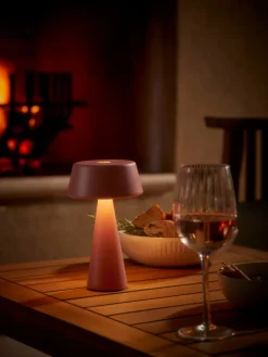Aldan Outdoor Table Lamp - Coral