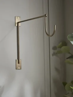 Antique Brass Effect Wall Hook
