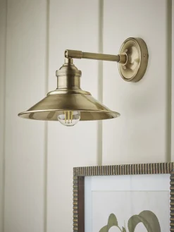 Antique Brass Wall Light