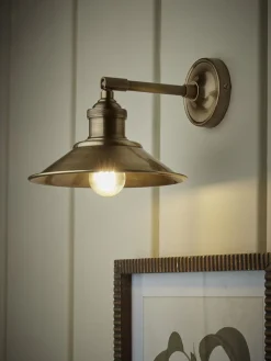 Antique Brass Wall Light