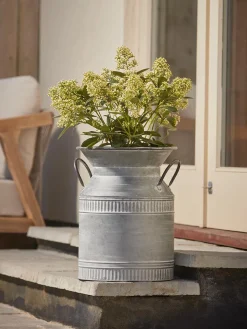 Antique Zinc Milk Churn