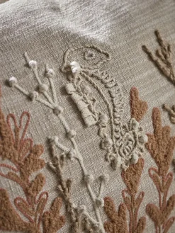 Aquatic Embroided Cushion