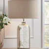 Aria Mercuried Glass Table Lamp - Large