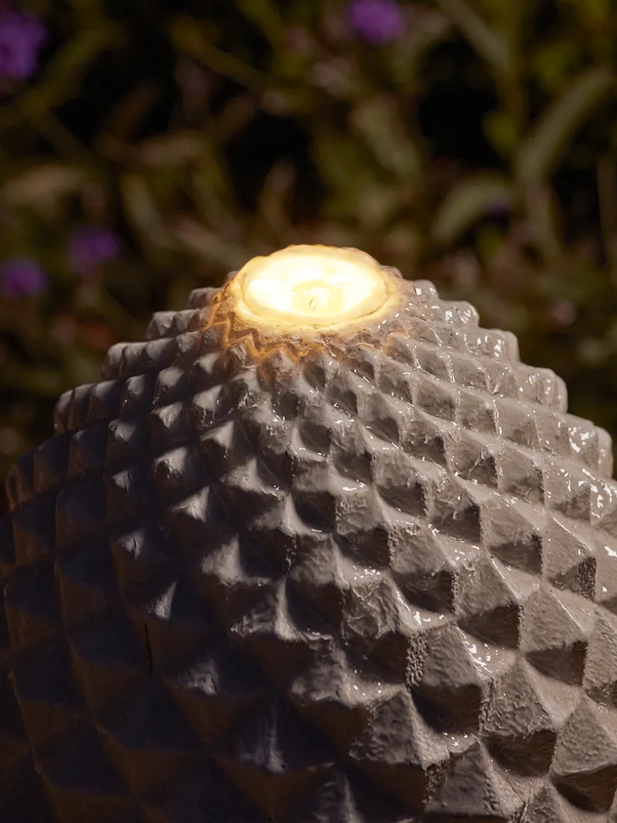 Artichoke Light Up Water Feature