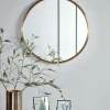 Aura Brass Mirror