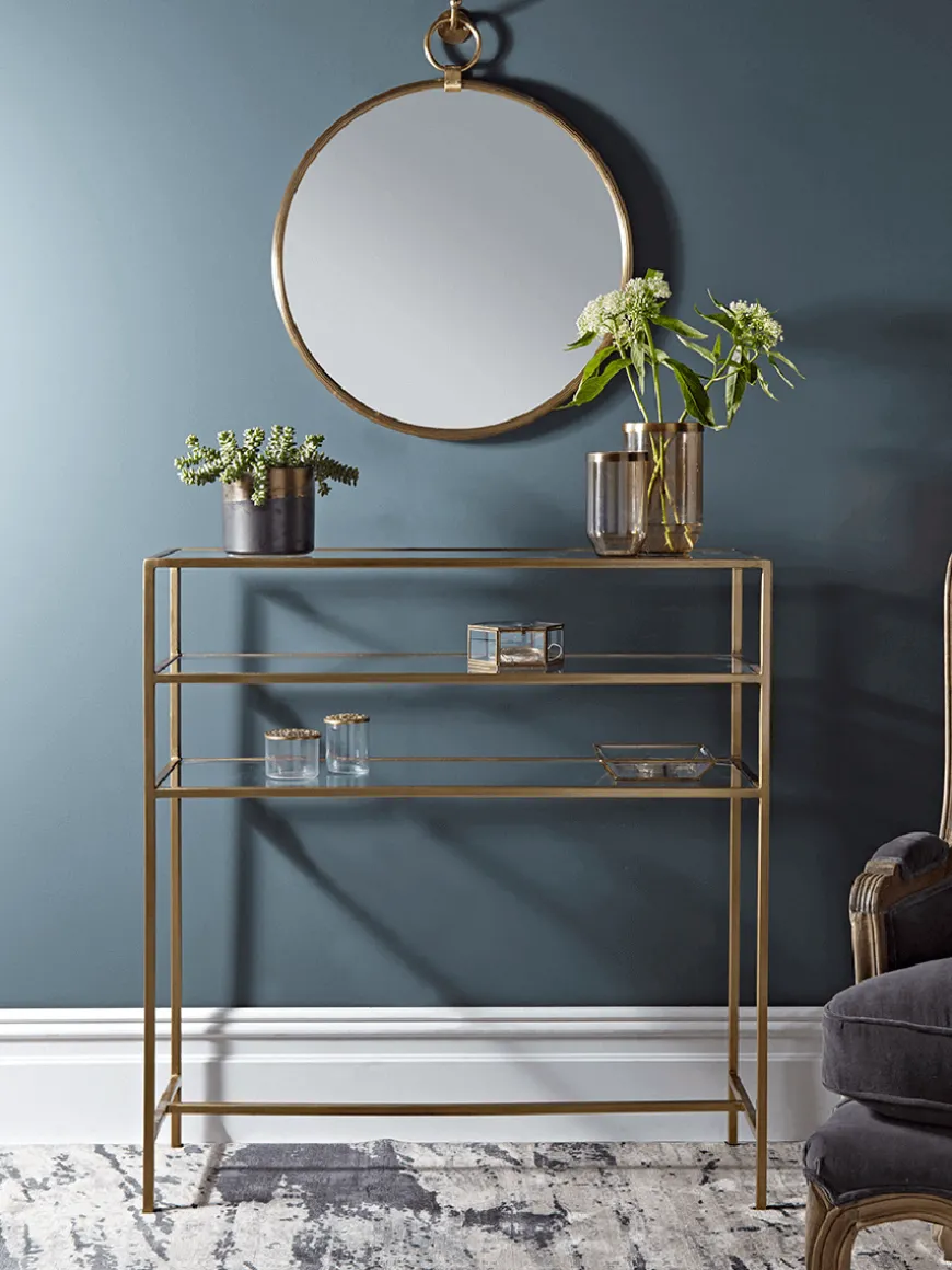 Aura Brass Mirror