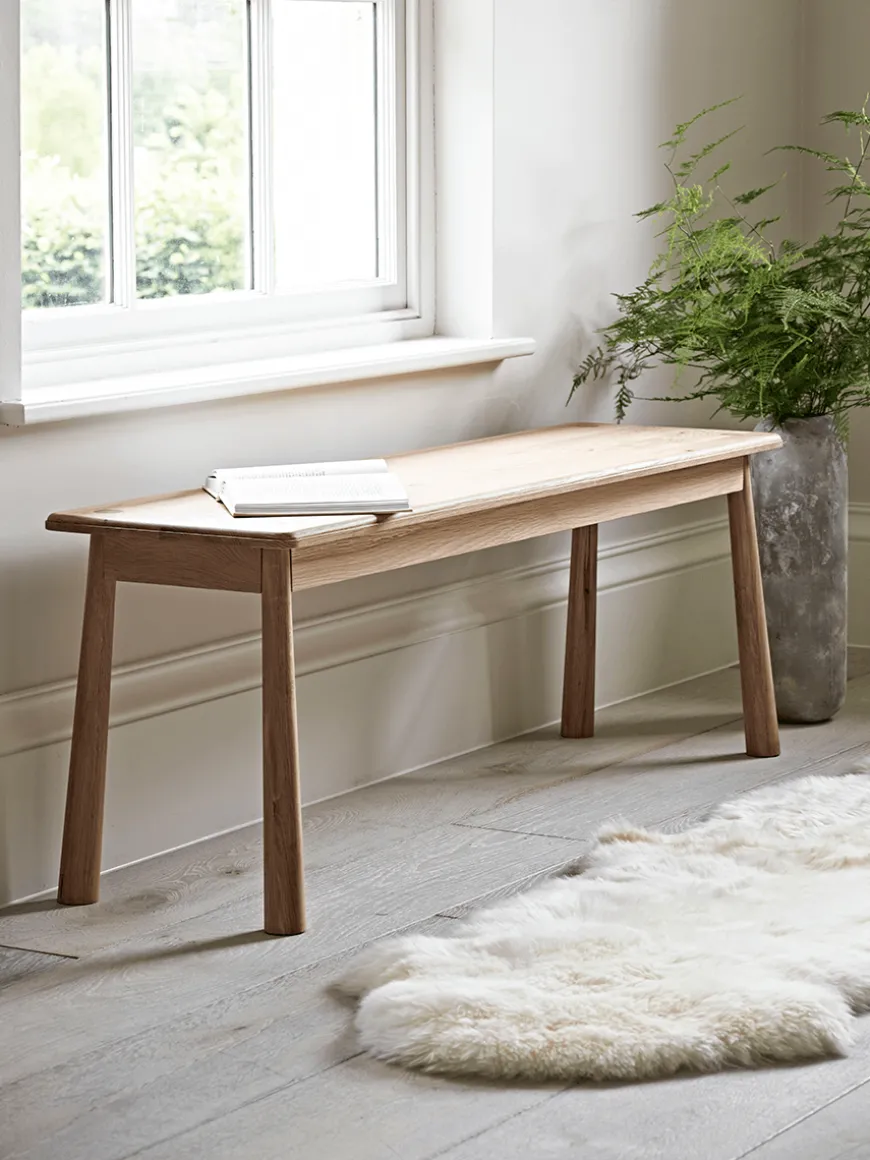 Bergen Oak Bench - Natural