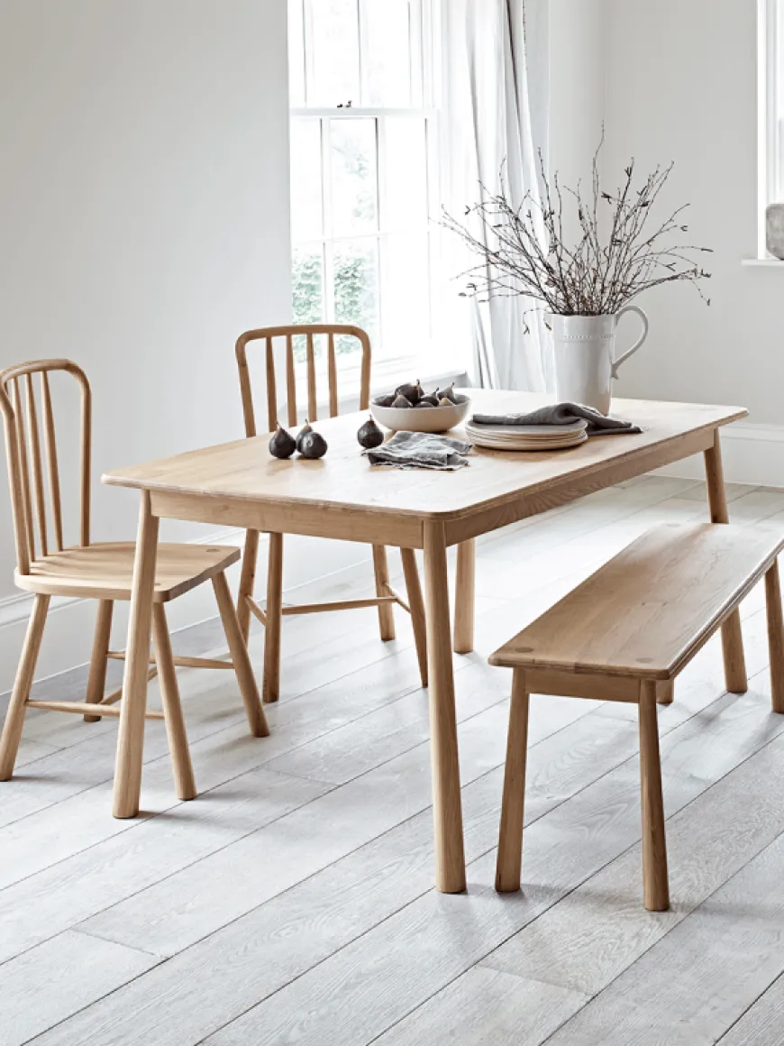 Bergen Oak Bench - Natural