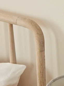 Bergen Oak Double Bed - Natural