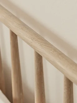 Bergen Oak Double Bed - Natural