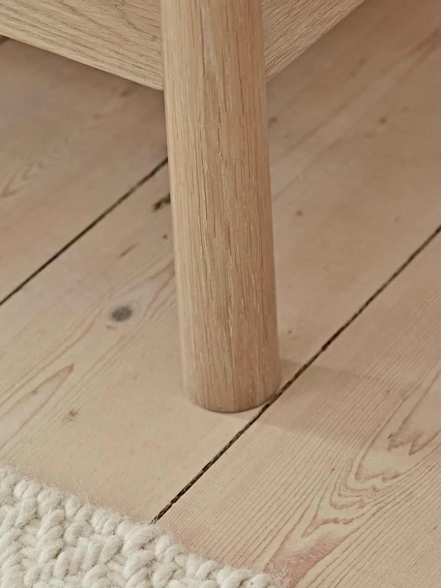 Bergen Oak Double Bed - Natural