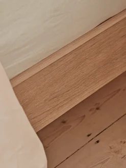 Bergen Oak Superking Bed - Natural