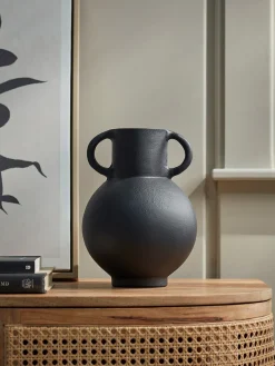 Black Handled Vase