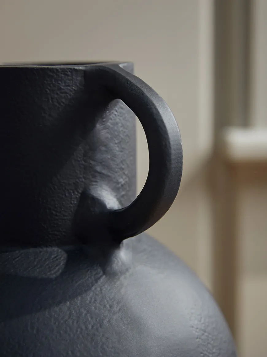 Black Handled Vase