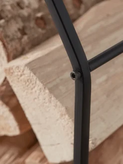 Black House Log Holder