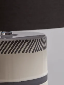 Black Stripes Ceramic Table Lamp