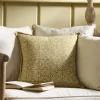 Block Print Cushion - Mustard