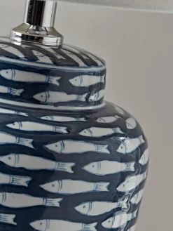 Blue Fish Table Lamp