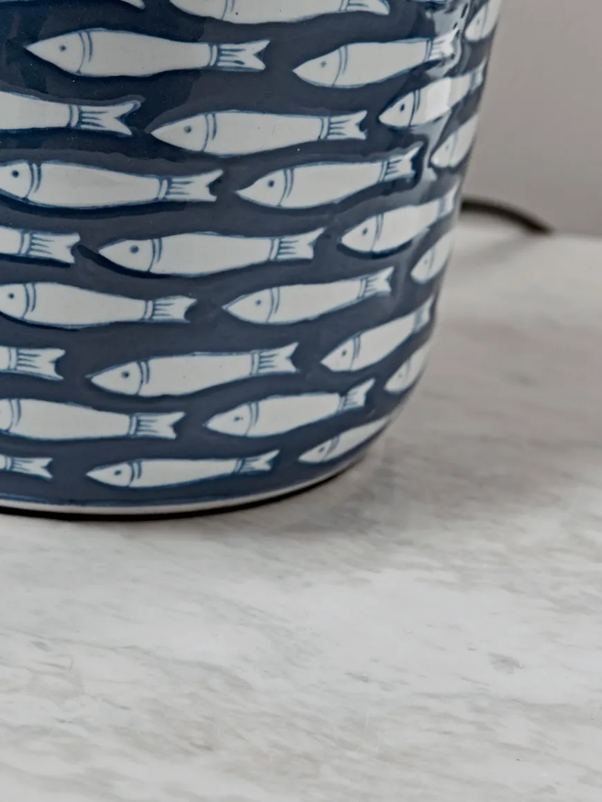 Blue Fish Table Lamp
