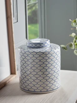 Blue Maroq Ginger Jar