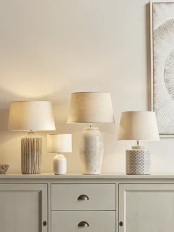 Blue Stripe Table Lamp