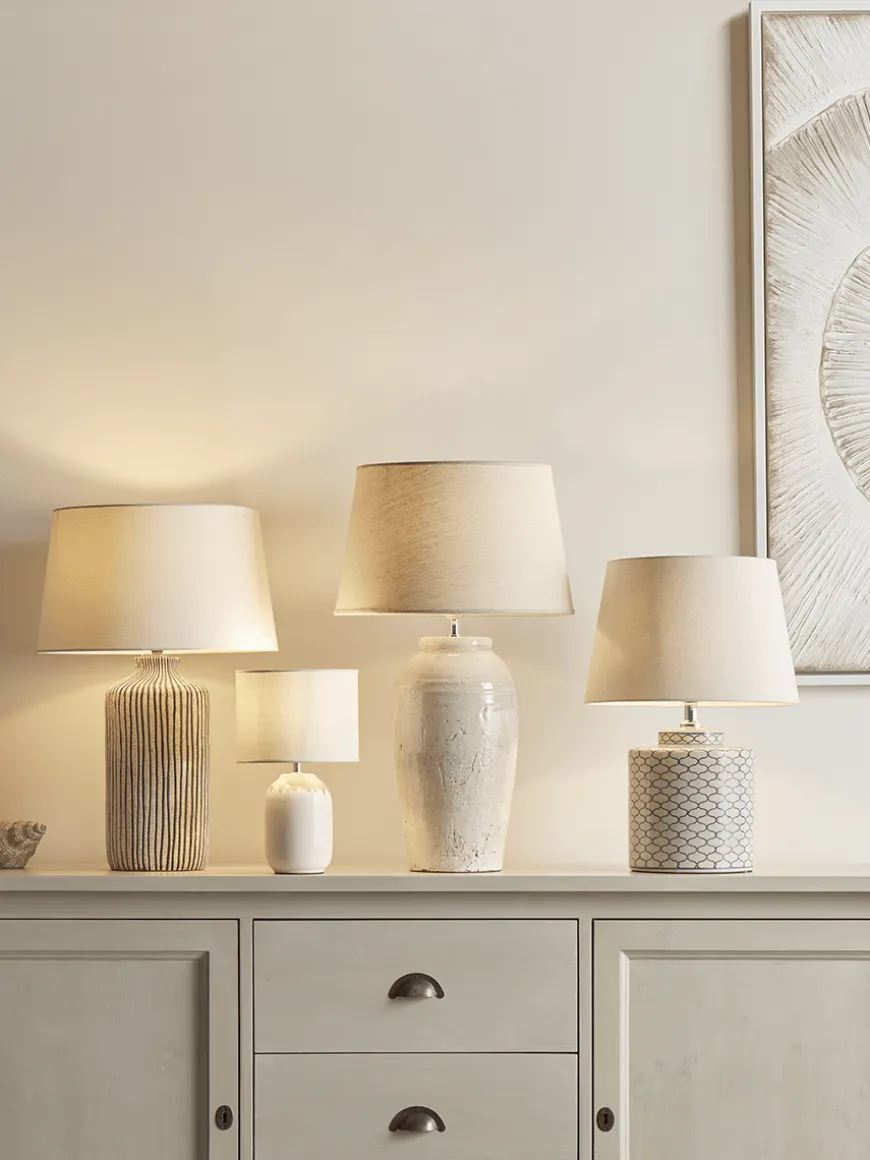 Blue Stripe Table Lamp