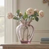 Blush Scalloped Edge Vase