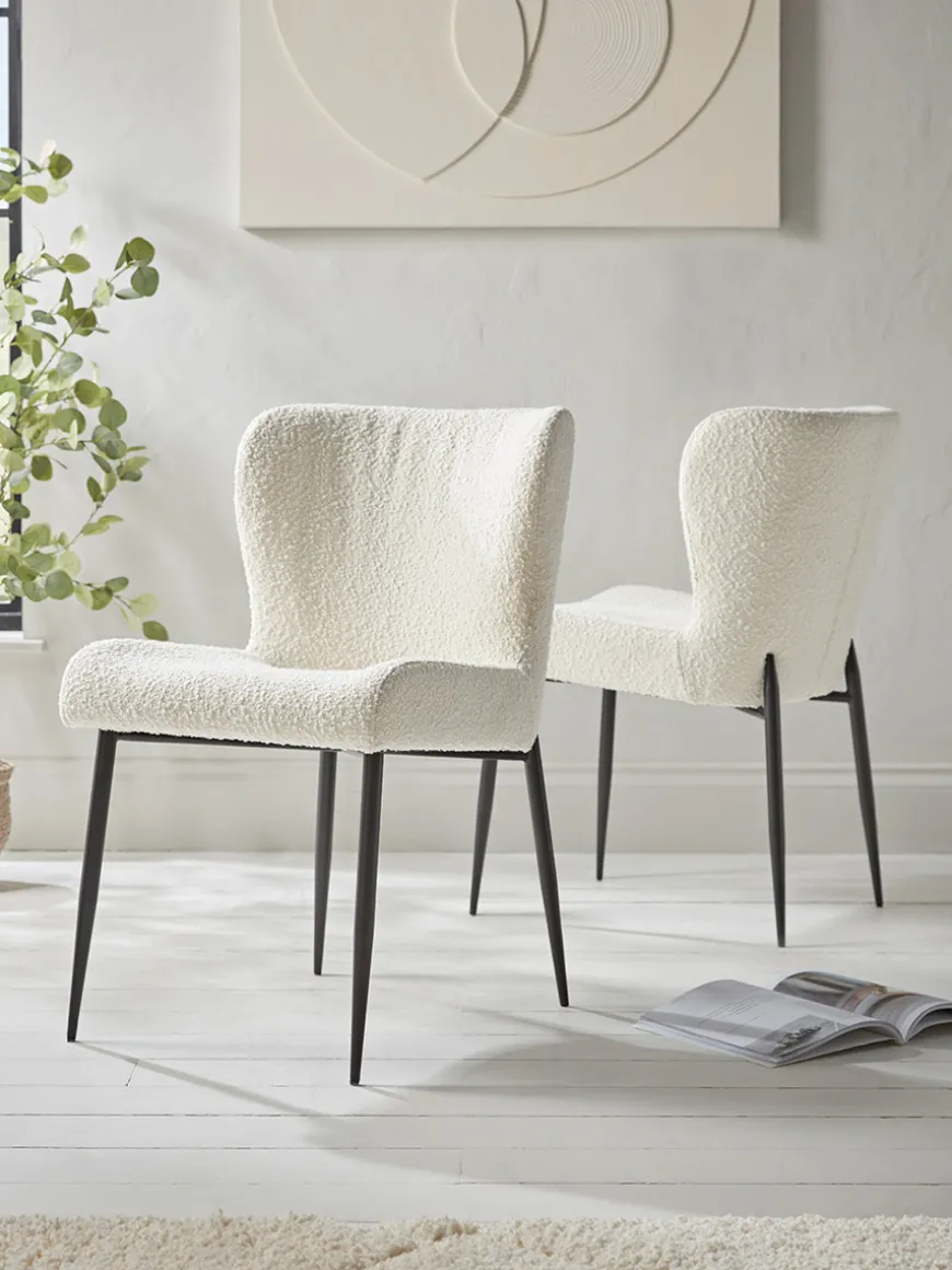 Bouclé Dining Chair