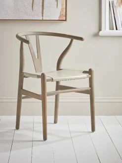 Bow Back Dining Chair - Soft Grey