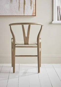 Bow Back Dining Chair - Soft Grey