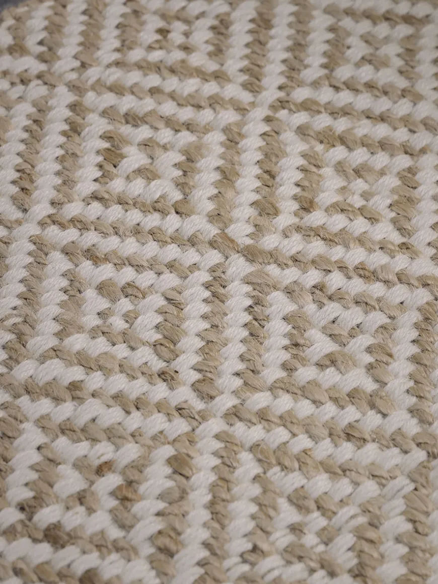 Braided Jute Diamond Doormat