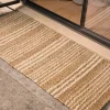 Braided Jute Stripe Doormat - Double