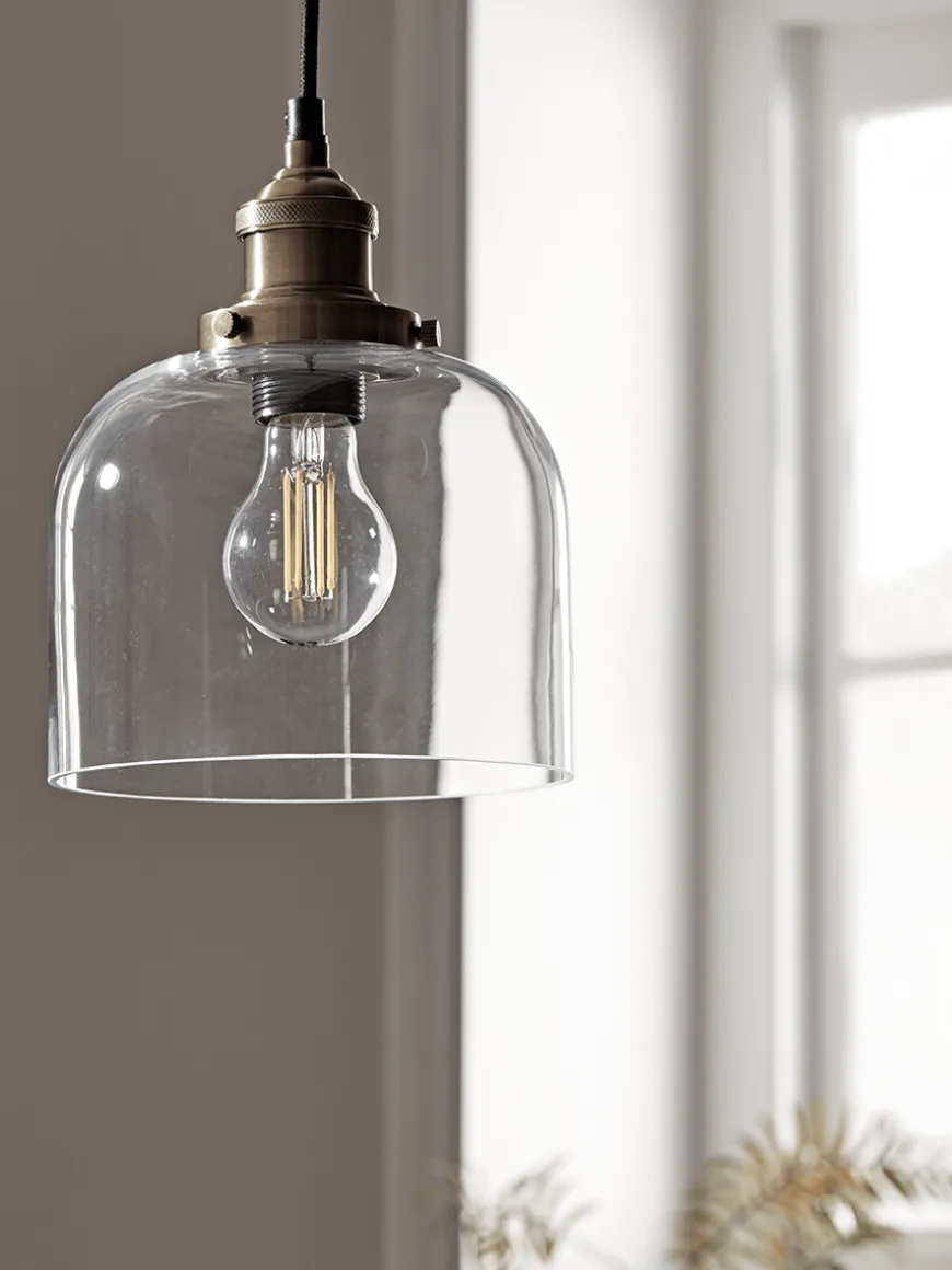 Brass & Glass Pendant