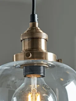Brass & Glass Pendant