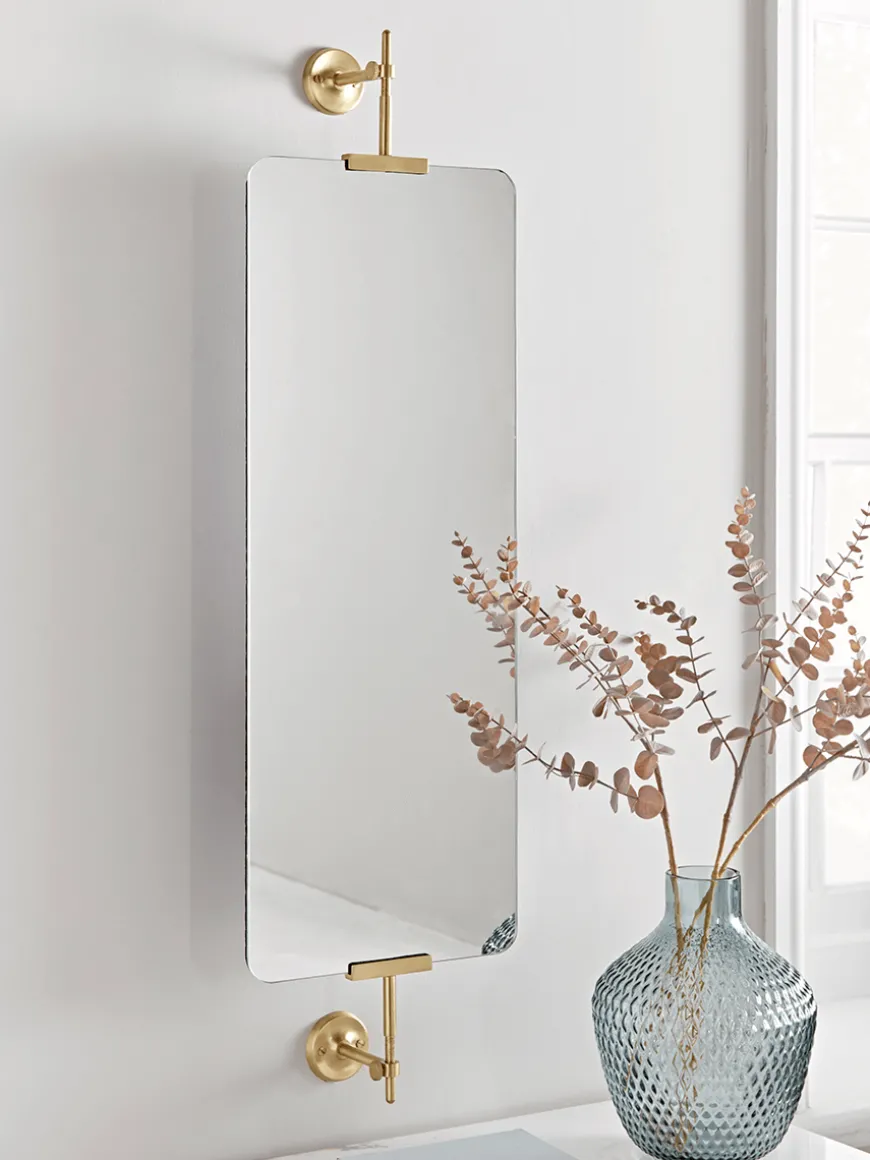 Brass Portrait Mirror