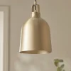 Brushed Antique Brass Pendant