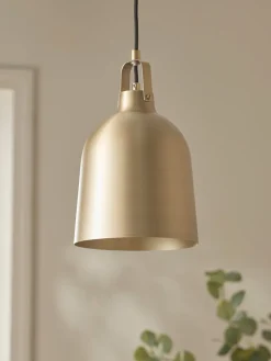 Brushed Antique Brass Pendant