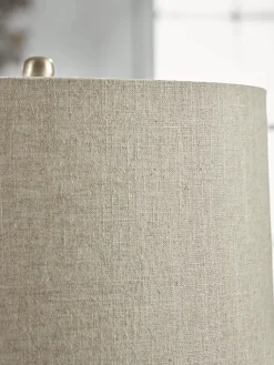 Brushed Brass & Glass Table Lamp