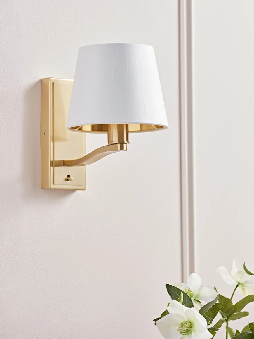 Brushed Gold Wall Light