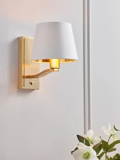 Brushed Gold Wall Light
